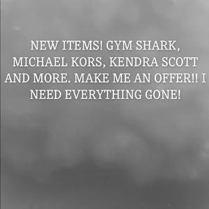 KENDRA SCOTT. GYM-SHARK. MICHAEL KORS